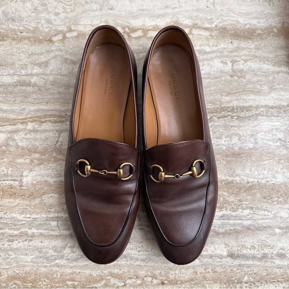 Women's Gucci Jordaan leather loafer